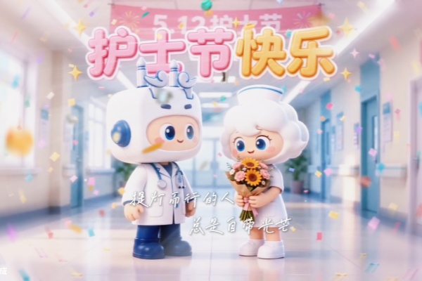 提灯而行的人，总是自带光芒 愿这束鲜花，能替我们说出那句“幸得有你”💗 5·12国际护士节快乐~